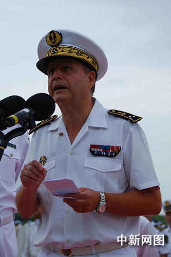 中法海军为世界和平努力